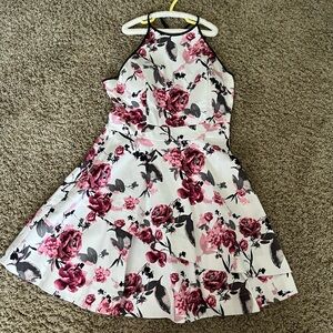 Speechless Asymmetrical Fit & Flare Dress